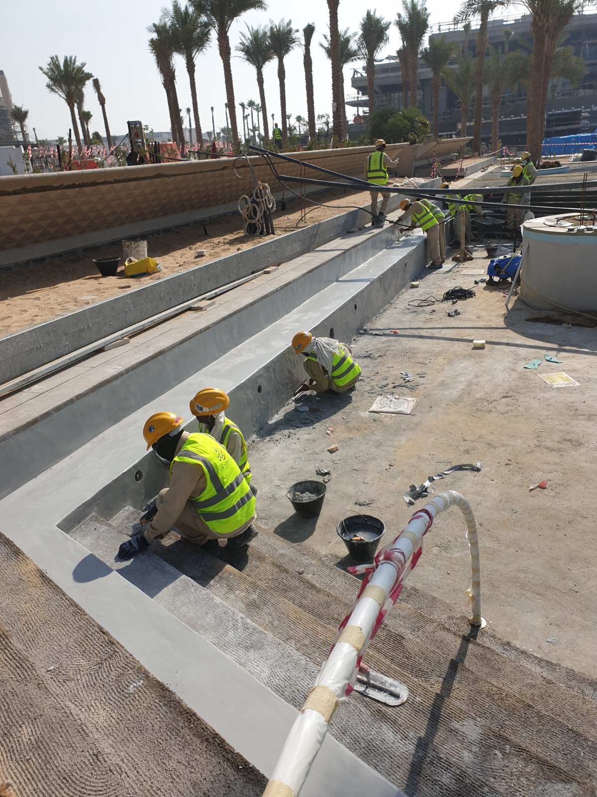  Dubai swimming pool pebble coatings